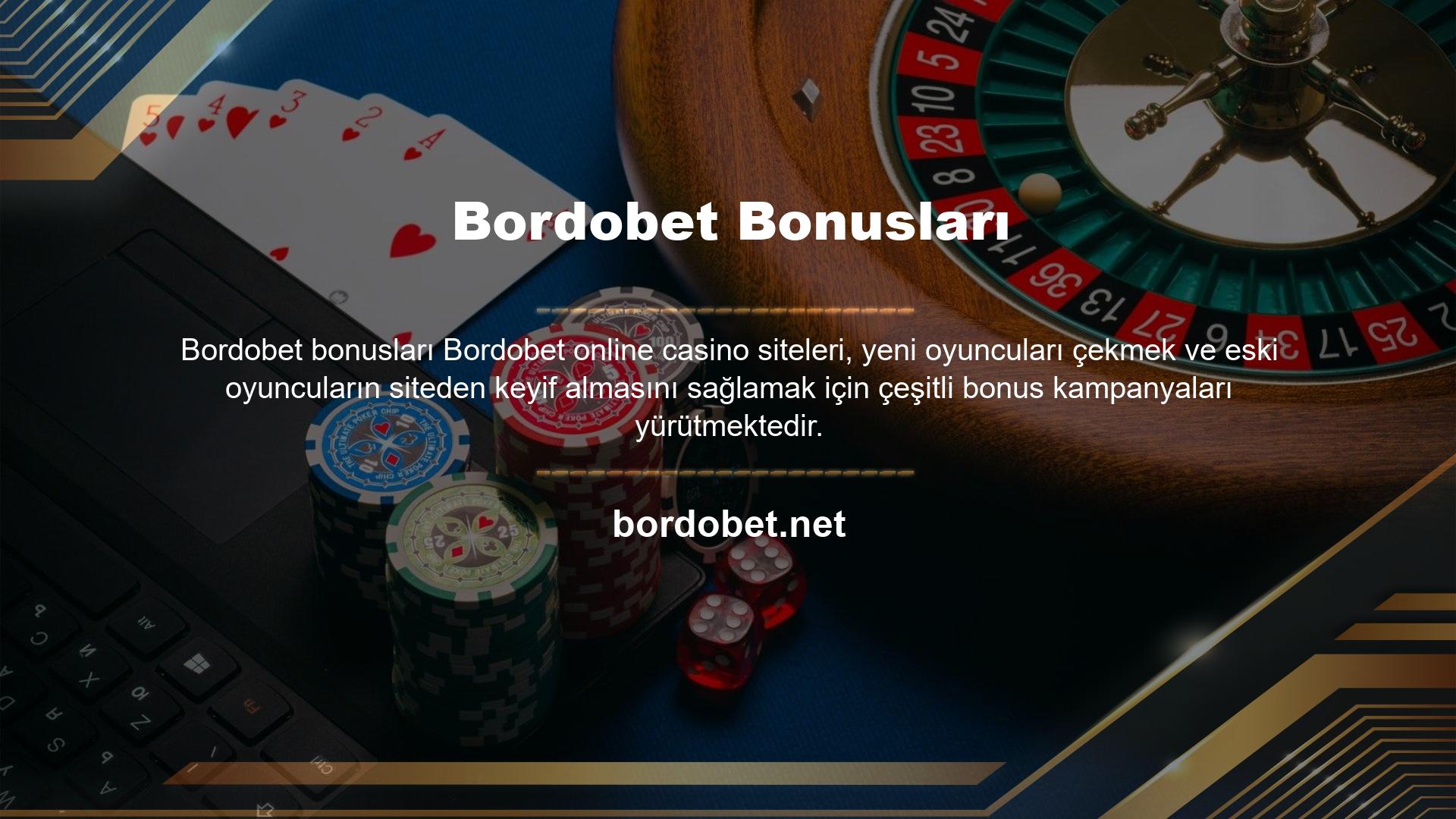 Site, bonuslar konusunda olabildiğince cömert davranıyor ve yeni oyunculara spor bahisleri ve casino oyunları için ayrı hoş geldin bonusları sunuyor