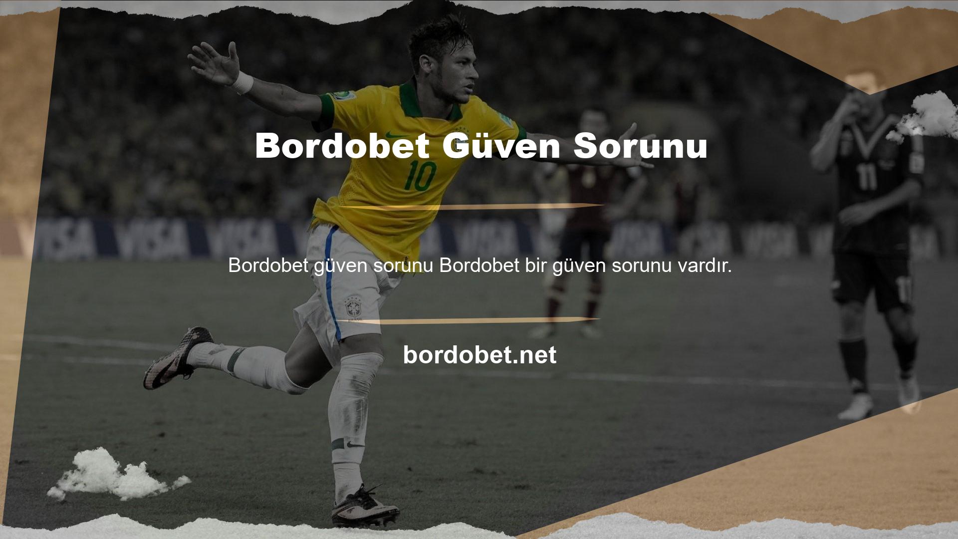 Bordobet bahisleri aracılığıyla bahis yapmak için, kullanıcı bilgilerinin önce Bettor tarafından sunulması gerekir